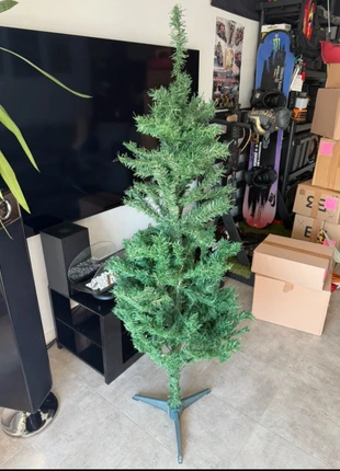 Sapin de Noël artificiel vert 150 cm x 80 cm, état: Neuf sans étiquette, 18,90 €, 20,55 € Protection acheteurs incluse