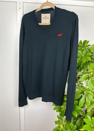Hollister cotton & viscose v neck jumper lightweight, brand: Hollister, condition: Good, size: L, £5.00, £5.95 includes Buyer Protection