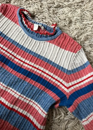 Stipped cropped wollen sweater, marque: H&M, état: Très bon état, taille: M / 38 / 10, 5,00 €, 5,95 € Protection acheteurs incluse