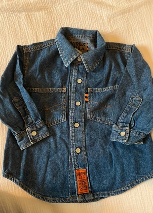 Chemise en jean, brand: Avirex, condition: Very good, size: 24-36 months / 92 cm, €3.00, €3.85 includes Buyer Protection