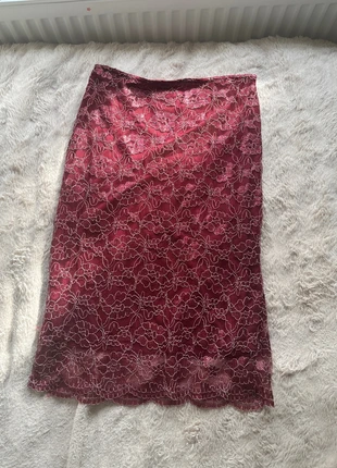 Vintage Y2K lace mid length maroon skirt, brand: Select, condition: New with tags, size: XL / UK 20-22, £6.00, £7.00 includes Buyer Protection