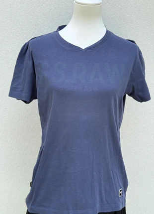 T-shirt bleu G-Star Raw L, marque: G-Star, état: Bon état, taille: L / 40 / 12, 3,00 €, 3,85 € Protection acheteurs incluse