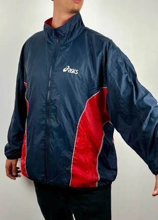 Veste imperméable Asics Vintage 90s Oversize Marine/Rouge Taille XL, brand: Asics, condizioni: Ottime, taglia: XL, €25.00, €26.95 include la Protezione acquisti Pro