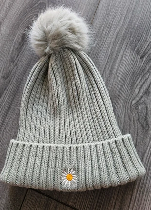 Dames - meisjes pomponmuts in mintgroen, état: Neuf sans étiquette, taille: Taille unique, 3,00 €, 3,85 € Protection acheteurs incluse