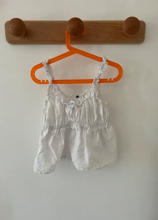 Top court - blanc - kiabi - XS, marca: Kiabi, estado: Muy bueno, tamaño: XS / 34 / 6, 5,00 €, 5,95 € Protección al comprador incluida