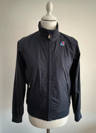 Veste parka doublée imperméable K-way Johnny jersey bleu marine taille 16 ans mixte 🔥, marque: K-Way, état: Très bon état, taille: 16 ans / 176 cm, 89,00 €, 94,15 € Protection acheteurs (Pro) incluse