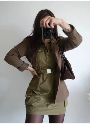 Robe style cargo kaki – avec ceinture – tailles S ou M – neuve avec étiquette, merk: Boutique indépendante, staat: Heel goed, maat: Overige, € 26,99, € 29,04 inclusief Kopersbescherming Pro