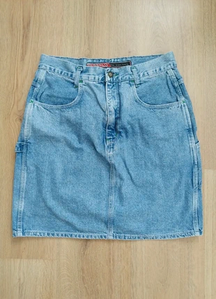 Jupe jeans denim délavé Buffalo vintage y2k made in France, brand: Vintage Dressing, condition: Very good, size: M / 38 / 10, €2.00, €2.80 includes Buyer Protection