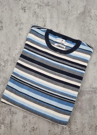 Pull rayé multicolore Tommy Hilfiger – Taille M Femme (mesures en photos), marque: Tommy Hilfiger, état: Bon état, taille: M / 38 / 10, 13,00 €, 14,35 € Protection acheteurs (Pro) incluse