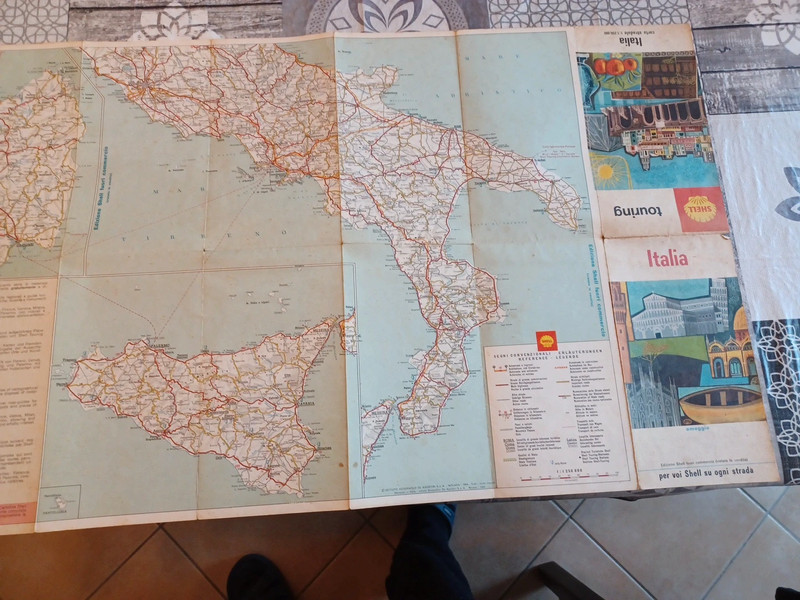 Carta geografica Italia