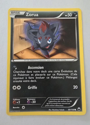 Zorua ~ NB ~ Explorateurs Obscurs, marke: Pokémon, zustand: Sehr gut, 1,05 €, 1,80 € inklusive Vinted-Käuferschutz