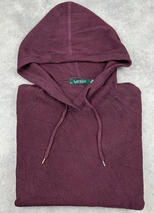 Pull Femme Lauren Ralph Lauren Manches longues à Capuche Bordeaux Coton Taille XL, marke: Lauren Ralph Lauren, zustand: Sehr gut, größe: XL / 42 / 14, 21,00 €, 22,75 € inklusive Vinted-Käuferschutz