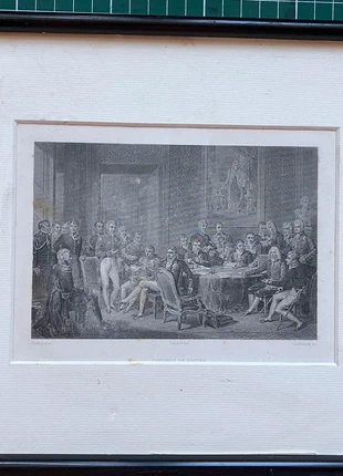 Gravure encadrée, merk: Art, staat: Veelgebruikt, € 5,00, € 5,95 inclusief Kopersbescherming