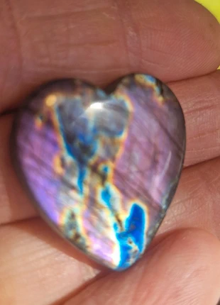 Cabochon labradorite cœur 💜, brand: labradorite, condizioni: Ottime, €20.00, €21.70 include la Protezione acquisti Pro