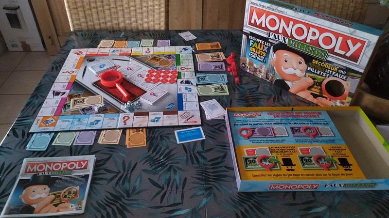 Monopoly faux billets, jeux de societe