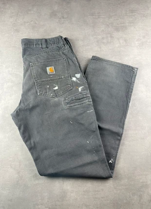 Pantalon carhartt cargo workwear baggy gris vintage - Taille 34x34, brand: Carhartt, condition: Very good, size: W34, €20.00, €21.70 includes Buyer Protection Pro