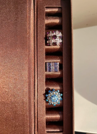 Lot de 3 bagues fantaisie, brand: Fantaisie, condizioni: Ottime, taglia: Regolabile, €6.00, €7.00 include la Protezione acquisti