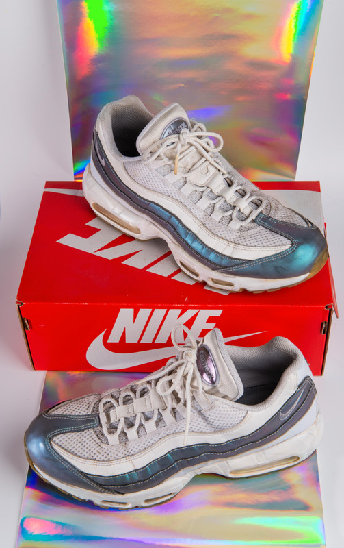 Air max 95 white blue and red shop