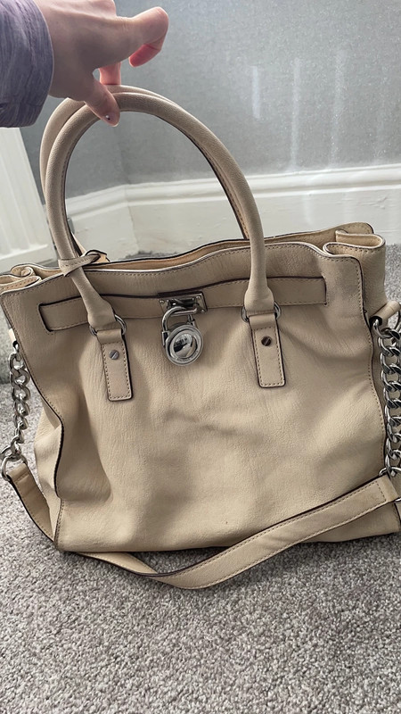 Michael kors tote on sale bag with chain strap