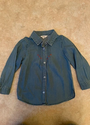 Chemisier en jean, marque: Kid Kanai, état: Très bon état, taille: 24-36 mois / 92 cm, 2,50 €, 3,33 € Protection acheteurs incluse