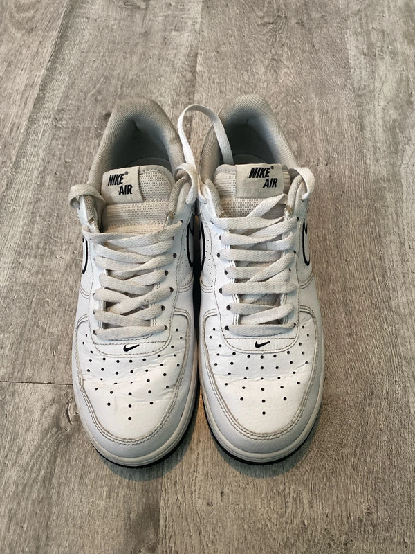 Nike air force 1 is white and black size 7 Vinted