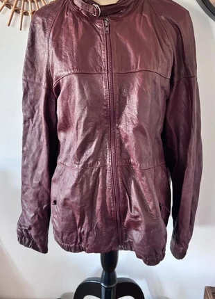 💕 veste en cuir bordeaux taille 48 #nouvellesgaleries, marque: Nouvelles Galeries, état: Très bon état, taille: 4XL, 50,00 €, 53,20 € Protection acheteurs incluse