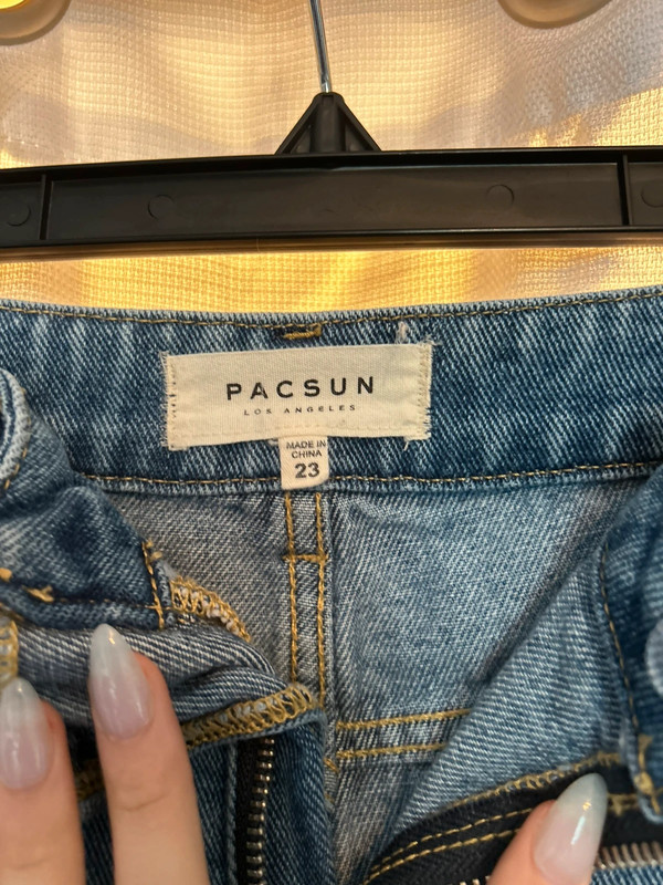 pacsun jean skirt 4