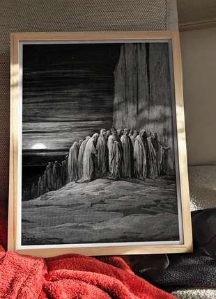 Affiche – Dante : Les âmes des paresseux en fuite (Doré, 1868), marque: Art, état: Neuf sans étiquette, 17,90 €, 19,50 € Protection acheteurs (Pro) incluse