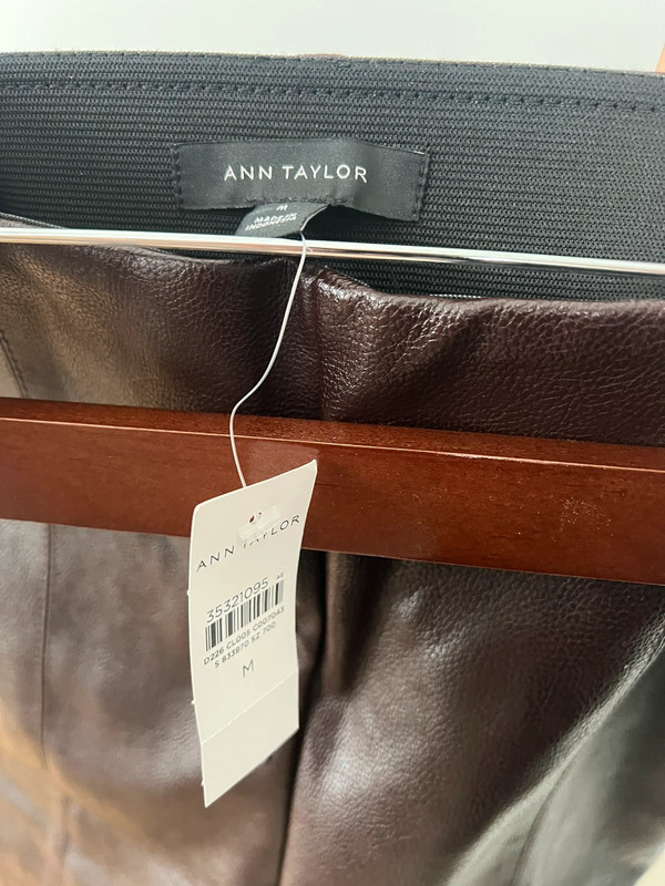 Ann Taylor leather-like pants 1
