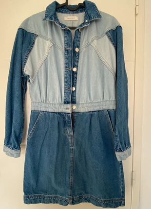 Robe patchwork de jean, marque: Promod, état: Très bon état, taille: S / 36 / 8, 10,00 €, 11,20 € Protection acheteurs incluse