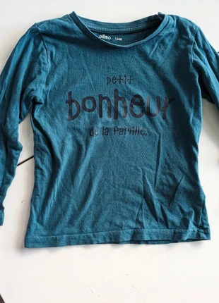 T-shirt manche longue, marque: Gémo, état: Satisfaisant, taille: 18-24 mois / 86 cm, 1,00 €, 1,75 € Protection acheteurs incluse