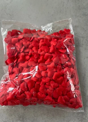 Lot de petits cœurs rouges en tissu décoration de table, état: Neuf sans étiquette, 3,00 €, 3,85 € Protection acheteurs incluse