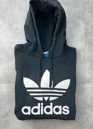 Hoodie Adidas vintage noir logo imprimé taille S, brand: adidas, condizioni: Ottime, taglia: S, €13.00, €14.35 include la Protezione acquisti
