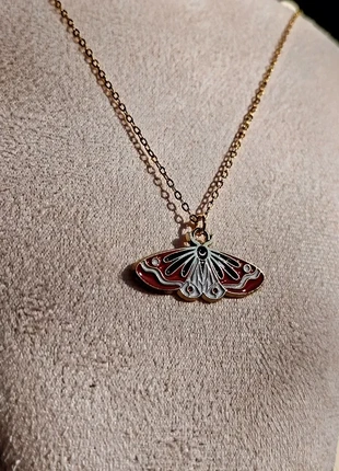 Collier papillons, staat: Nieuw zonder prijskaartje, € 5,00, € 5,95 inclusief Kopersbescherming