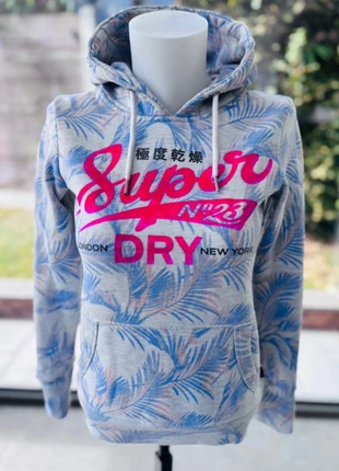 Pull sweat à capuche femme Superdry XS 34 motif 55% coton fleur très bon état, brand: Superdry, condizioni: Ottime, taglia: XS / IT 38 / EU 34, €24.00, €25.90 include la Protezione acquisti Pro