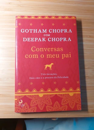 Livro "Conversas com o meu pai" de Gotham e Deepak Chopra, estado: Bom, €2.50, €3.33 inclui Proteção do Comprador