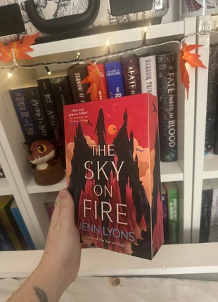 The Sky On Fire by Jenn Lyons (Sprayed Edges), condition: New without tags, £4.00, £4.90 includes Buyer Protection
