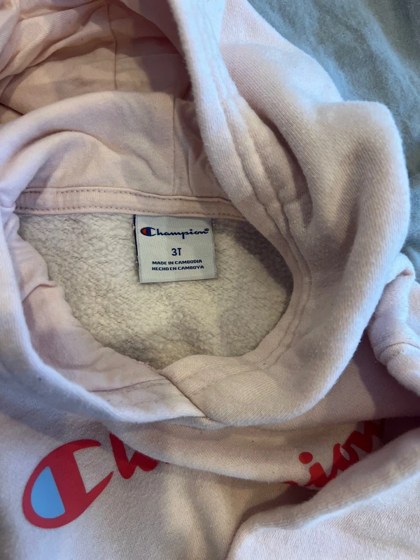 Hoodie rose Champion 3 ans - photo numéro 4