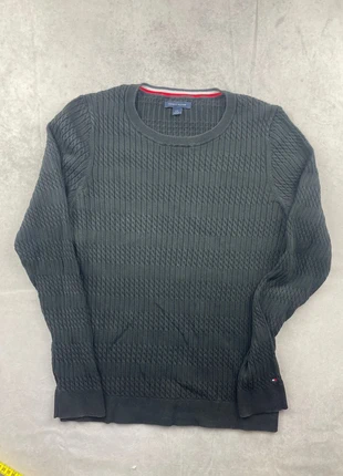 Pull tommy Hilfiger torsadé noir L femme, marke: Tommy Hilfiger, zustand: Sehr gut, größe: L, 12,95 €, 14,30 € inklusive Vinted-Käuferschutz