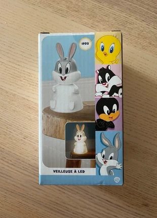 Veilleuse Looney Tunes - Bugs Bunny, marca: Looney Tunes, estado: Novo com etiquetas, €5.00, €5.95 inclui Proteção do Comprador