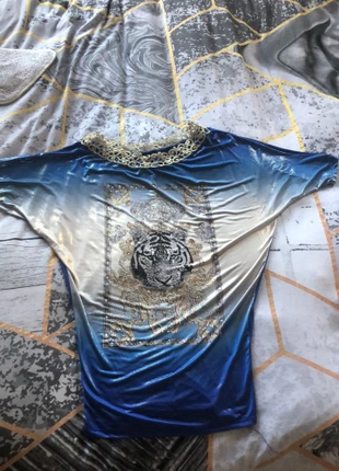 Korte jurk / lang T-shirt met vleermuis mouwen , staat: Heel goed, maat: M / 38 / 10, € 20,00, € 21,70 inclusief Kopersbescherming