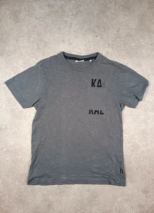 Tee shirt manches courtes Kaporal gris taille S poche poitrine 100 % coton, brand: Kaporal, condition: Good, size: S, €2.00, €2.80 includes Buyer Protection