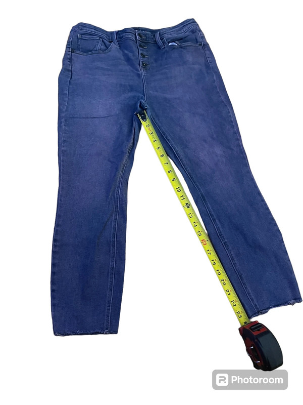 Hot Topic Hi-Rise Purple Wash Skinny Jeans 5