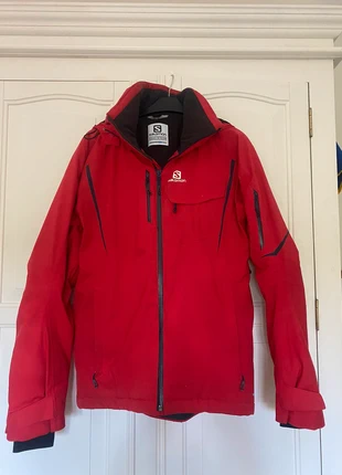 Salomon Red Ski Jacket, brand: Salomon, condition: Good, size: S, £50.00, £53.20 includes Buyer Protection