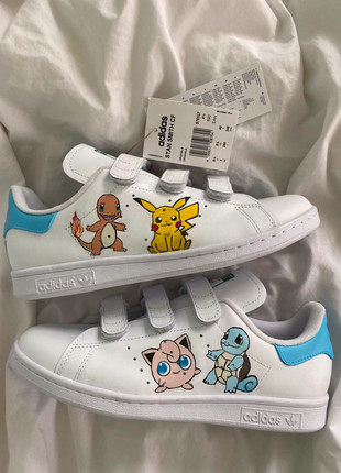 Pokemon custom stan smith Vinted