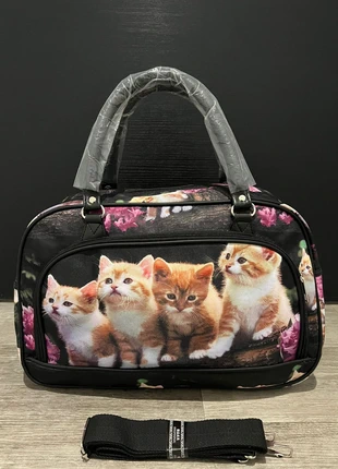 Kittens Men Women Travel Holdall Luxury Weekender Bag Girls Boys Unisex Gym Bag Shoulder strap, brand: Unbranded, condition: New with tags, £12.99, £14.34 includes Buyer Protection