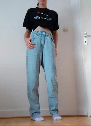 Jeans taille haute - femme, marque: Kiabi, état: Très bon état, taille: XXS / 32 / 4, 3,00 €, 3,85 € Protection acheteurs incluse