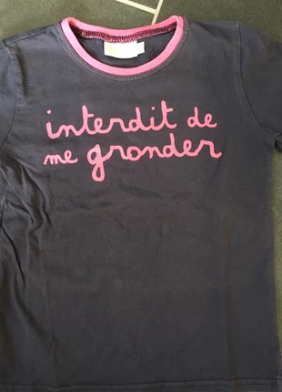 T-shirt fille , marke: Interdit de me gronder, zustand: Gut, größe: 4 Jahre / 104, 2,00 €, 2,80 € inklusive Vinted-Käuferschutz