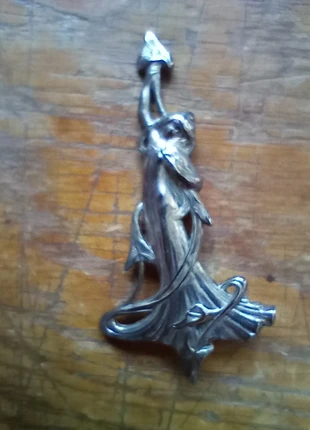 Lovely Art Noveau style pewter brooch , brand: Past Times, condition: Good, £7.00, £8.05 includes Buyer Protection