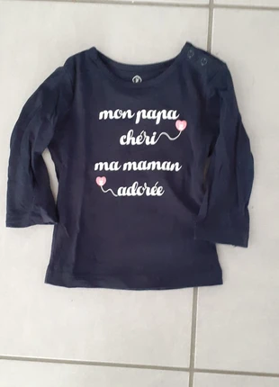 Tee shirt bleu marine 6 mois, marke: Z Kids, zustand: Sehr gut, größe: 6-9 Monate / 68, 1,10 €, 1,86 € inklusive Vinted-Käuferschutz